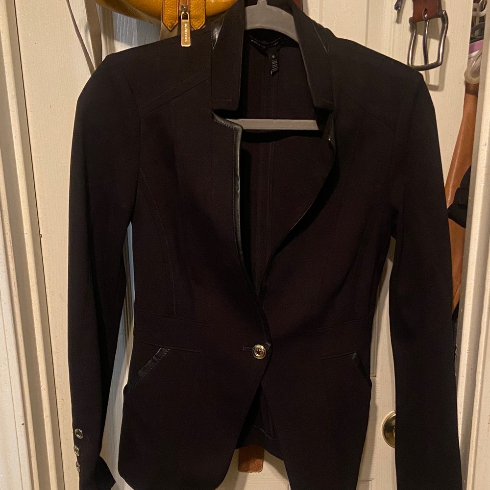 White House Black Market Black Tailored Women's Blazer